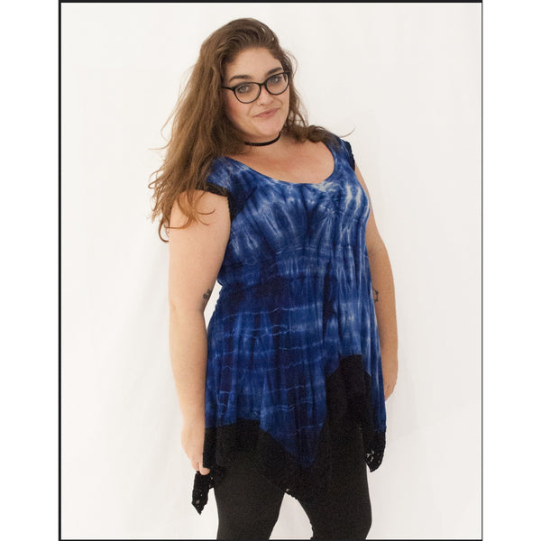 Blue Fossil Molly Top