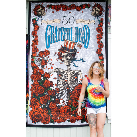 Rosie: 50 Years Grateful Dead 3D Tapestry - Cali Kind Clothing Co. 