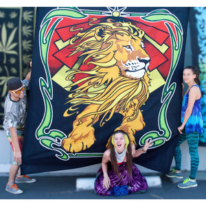 Lion Zion Double Tapestry - Cali Kind Clothing Co. 