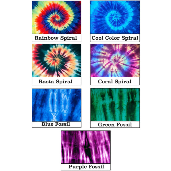 Color Options for Tie-dye Sarong Top