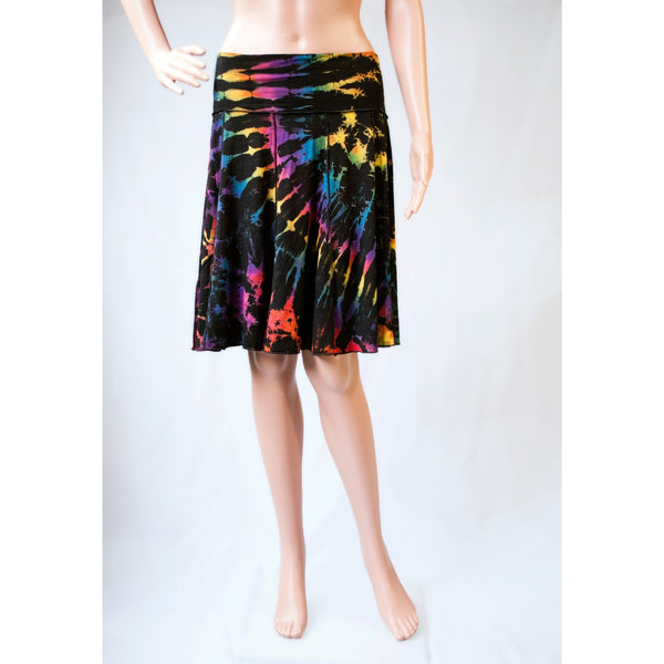 Seamed Short Skirt: Black Out - Cali Kind Clothing Co. 