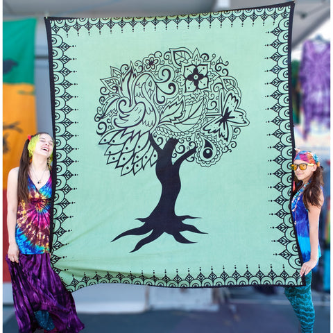 Tree of Life Double Tapestry - Cali Kind Clothing Co. 