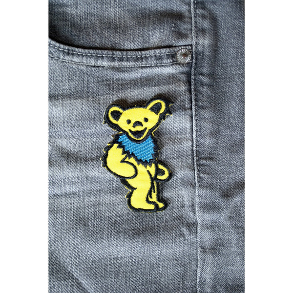 Yellow Bear Iron on Patch - Cali Kind Clothing Co. 